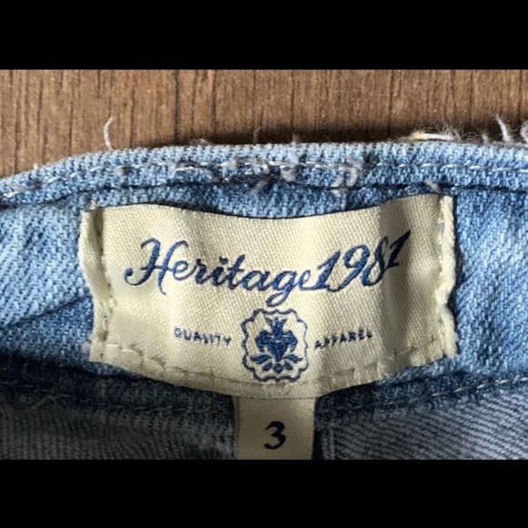 Heritage 1981 Distressed Jean Shorts - Picture 7 of 7
